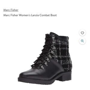 Marc Fisher NEW Black Boots 2 inch heel. Flex around ankle